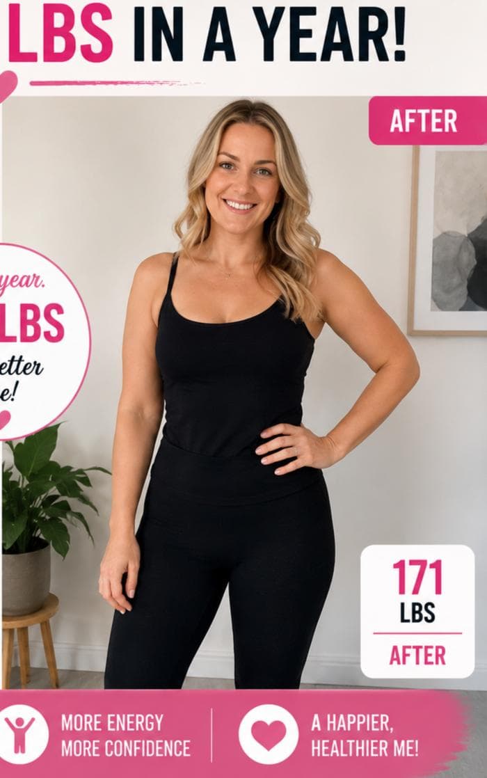 Jodie lost 47 lbs in a year — after