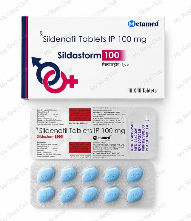 Sildastorm 100 mg Sildenafil Tablets