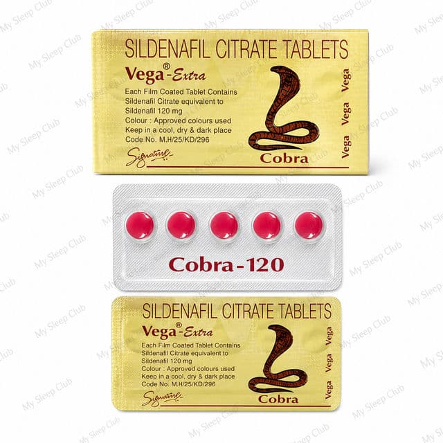 Cobra Sildenafil 120mg Citrate Tablets